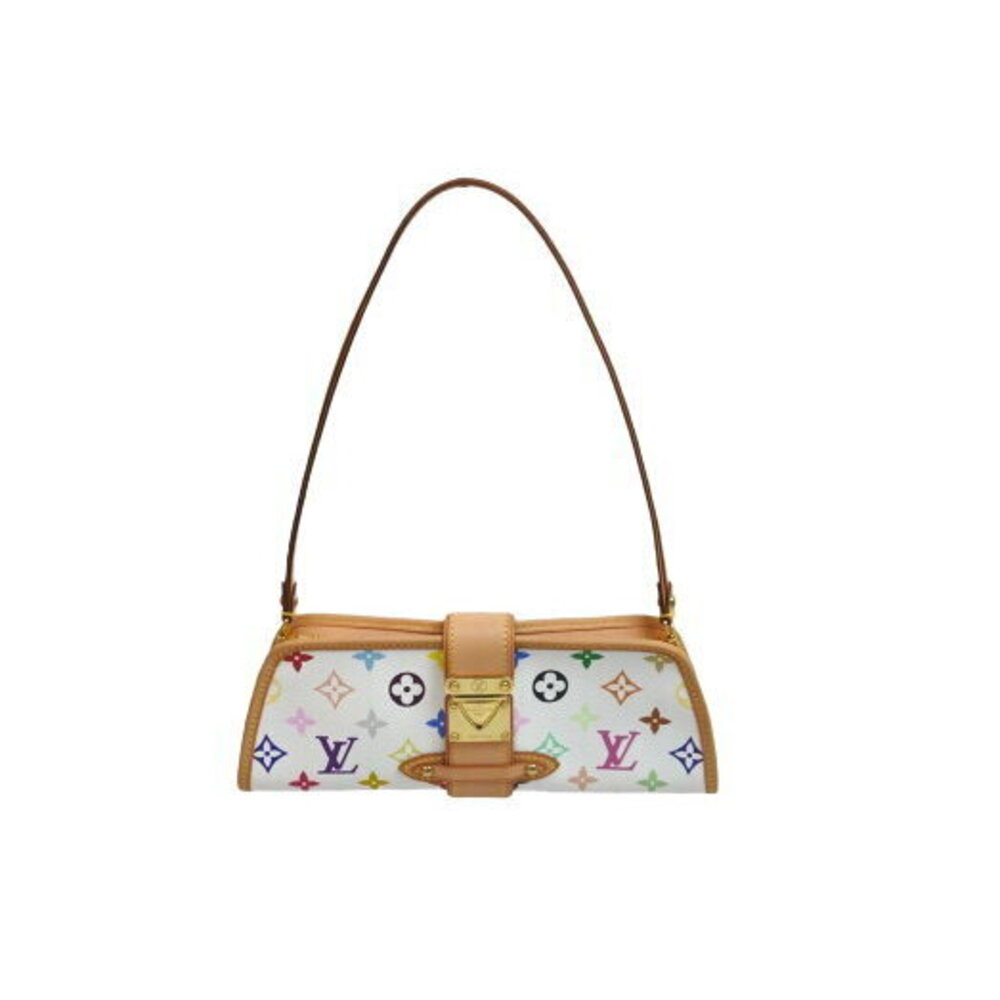Louis Vuitton Charlene Multicolore Multicolor Bron White Handbag
